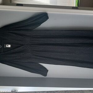 City Chic sheer black cover-up